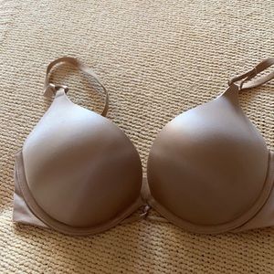Miraculous plunge beige bra Victoria’s Secret bra